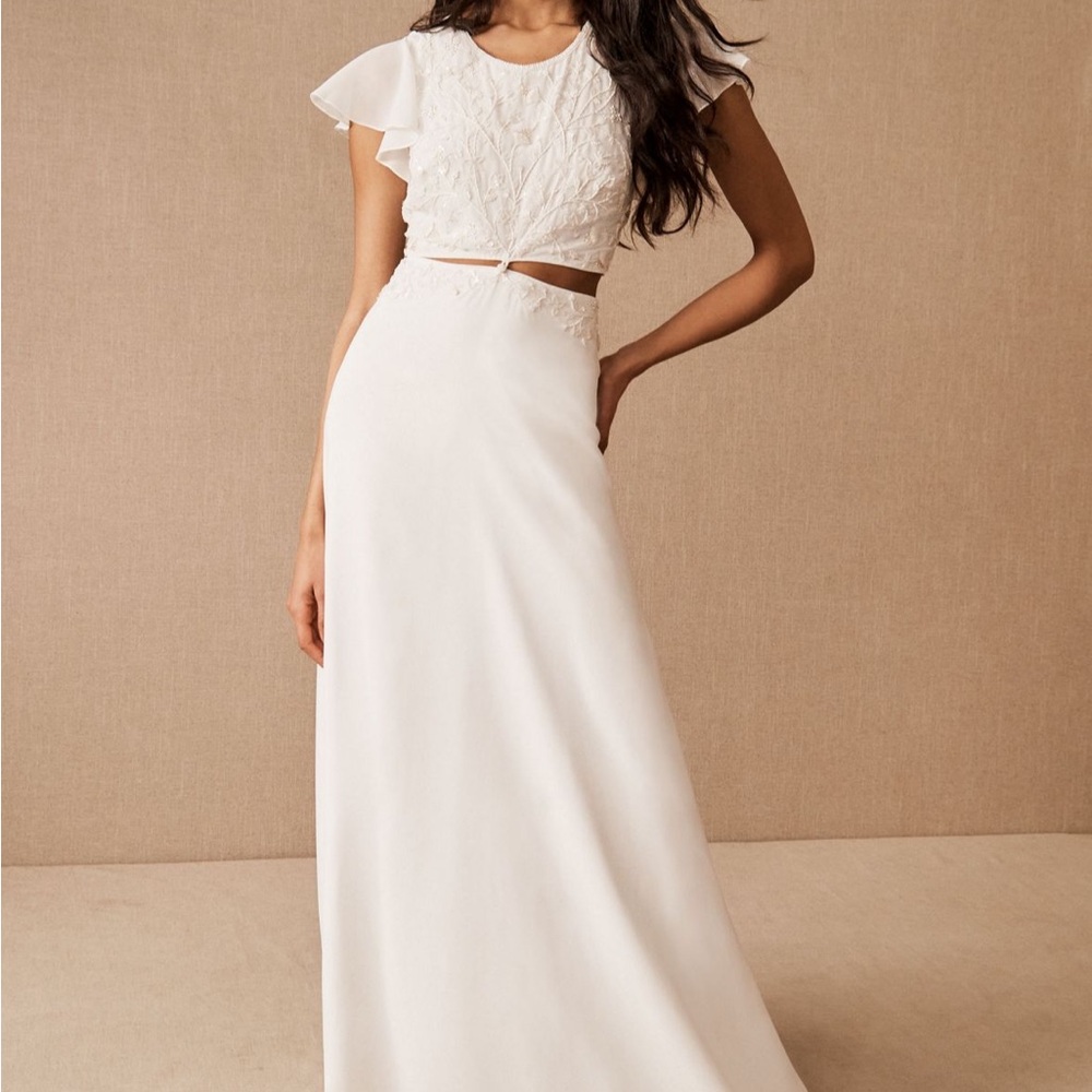 Anthropologie White Wedding Dress